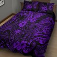 thumbnail image 2 of Hawaii King Kamehameha Duvet cover Polynesian Pattern Purple Version LT01, 2 of 5