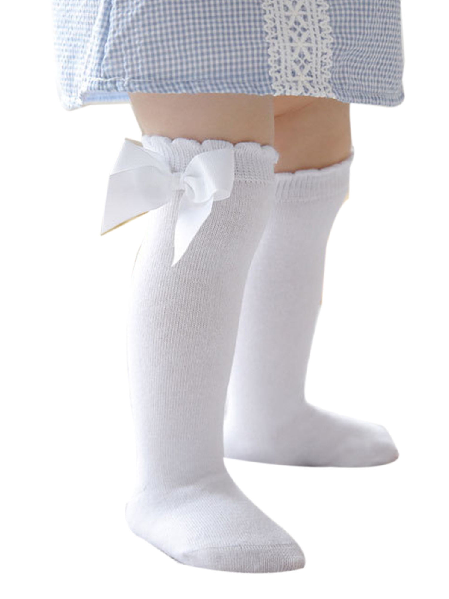 Frilly Gingham Topped Ankle Socks *3pairs* Boy/Girl colours WILL MIX IF REQUIRED 