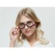 thumbnail image 2 of Gafas de presbicia transparentes con doble lente abatible hacia arriba y hacia abajo, estilo japonés, europeo y americano, con espejo para maquillaje, 2 of 5
