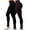 Black/Coffee Brown, variant on 2 Pack Women's High Waisted  Leggings Stretch Tummy Control Pants S-3XL With Plus Size 28” Inseam