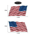 thumbnail image 5 of D-GROEE 2Pcs Reflective American Flag Sticker - 7x4 Inches - American Flag Decal - American Flag Stickers Decals for Car Bumper Truck Window, 5 of 7