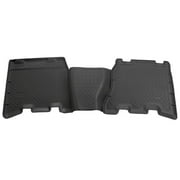 Husky Liners Classic Style Floor Mats | Fits 1999 - 2004 Jeep Grand Cherokee | 2nd Row, 2-pc Black - 60601