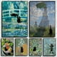 thumbnail image 2 of Famosa obra de arte de Claude Monet, póster de gato negro, impresión en lienzo, pintura, arte de pared, imagen para sala de estar, oficina, decoración del hogar, Cuadros, 2 of 5