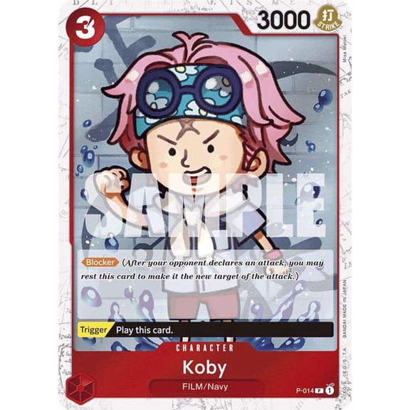 One Piece Premium Booster Promo Koby P-014 [Jolly Roger Foil]