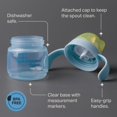 thumbnail image 3 of Sippy Cup Tommee Tippee Transition, 150 ml, 4 meses o más, color azul, paquete de 2, 3 of 6