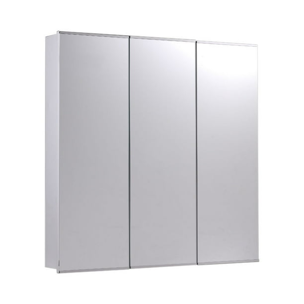 TriView Series Recessed Three Door Medicine Beveled Edge
