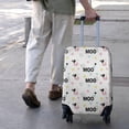 thumbnail image 3 of White Cow Moo Pattern Luggage Cover Fashion Suitcase Cover Baggage Covers Fit 25-28 Inch Luggage (Go Travel), 3 of 5