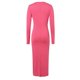thumbnail image 5 of 2025 Vestido largo ajustado de color liso para mujer: poliéster, cintura imperio, temperamento elegante, lavable a máquina, tallas S-L, contorno de pecho 76-100 cm, 5 of 8