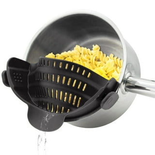 Cheer Collection Silicone Clip on Pot Strainer, Heat-resistant Snap-On  Strainer, 1 - Harris Teeter