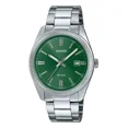 thumbnail image 1 of Reloj Casio Mtp-1302d-3avcf Para Caballero Color de la correa Plateado Color del bisel Plateado Color del fondo Verde oscuro, 1 of 7