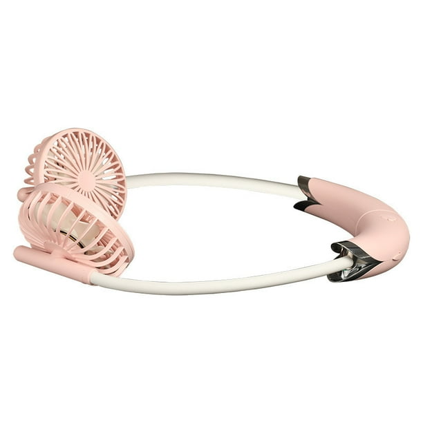 Ventilador de cuello colgante de silicona Ventilador de banda para el cuello de rotación 360 desmontable para oficina al aire libre Speravity HA7065-02B