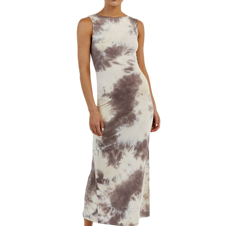 Women Y2k Grunge Tie Dye Tank Dress Sleeveless Bodycon Long Dresses Printed Painting es Party Trendy Sundress - Walmart.com Women Y2k Grunge Tie Dye Tank Dress Sleeveless Bodycon Long Dresses Printed Painting es Party Trendy Sundress - Walmart.com