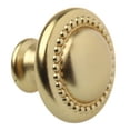 thumbnail image 4 of GlideRite 1.25 in. Round Beaded Cabinet Knob, Brass Gold, 4 of 4