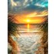 thumbnail image 1 of Wdftyju 5D Kit Rhinestone Imágenes DIY Sunrise Beach Full Square Drill Diamond Painting Wdftyju 6cx4ec5rp8ct0rp5, 1 of 9