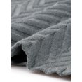 thumbnail image 5 of INSPIRE CHIC Women's High Waist Skirt Herringbone Knit Pattern Midi Skirt S Grey, 5 of 6