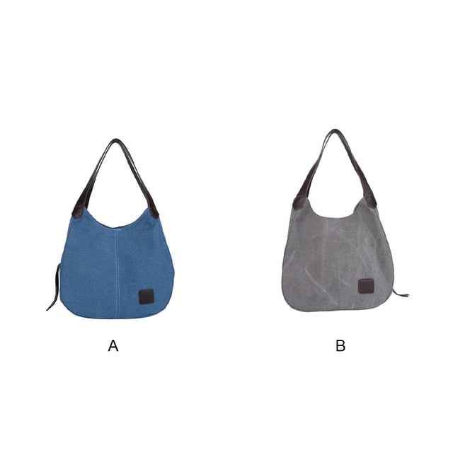 Guardurnaity Bolso de lona para el hombro, a la moda para ocasiones informales. Bolsos para mujer. Bolso tote para mujer. Un solo hombro. Bolsas de mensajero y de hombro Blanco