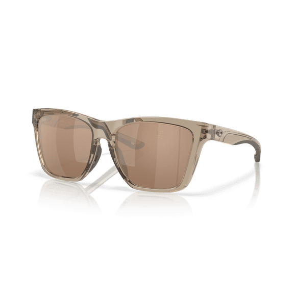 Costa Del Mar Panga II Sunglasses, Taupe with Copper Silver Mirror Polarized Glass (580G) Lenses