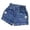 Blue, variant on LUOGENLI Jean Shorts for Girls 12-14 Cat and Jack Elastic Waist Denim Shorts for Girls Casual Summer for Baby Comfort Fit for Play (Blue Size 1-2 Years)