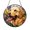 Stained Glass 5.9 Inch, variant on Dog Portrait Window Hanging, Stained Glass Style Canine Suncatcher Panel