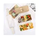 thumbnail image 3 of Fiambreras para niños con juego de cajas de plástico con divisores, palillos, almacenamiento de alimentos para alimentos saludables, cajas bento aptas para microondas y lavavajillas para, 3 of 7