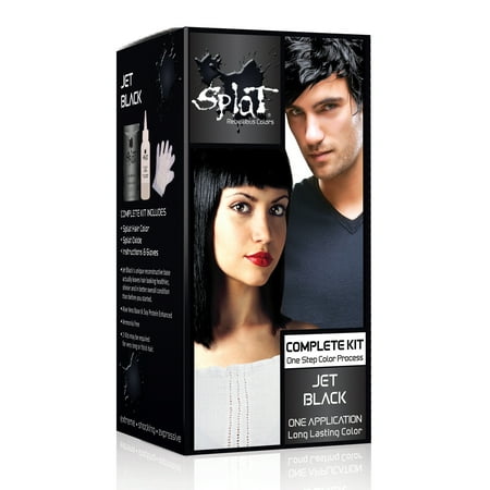 Upc 857169020314 Splat 30 Wash Jet Black Hair Color Kit Semi Permanent Black Hair Dye Upcitemdb Com