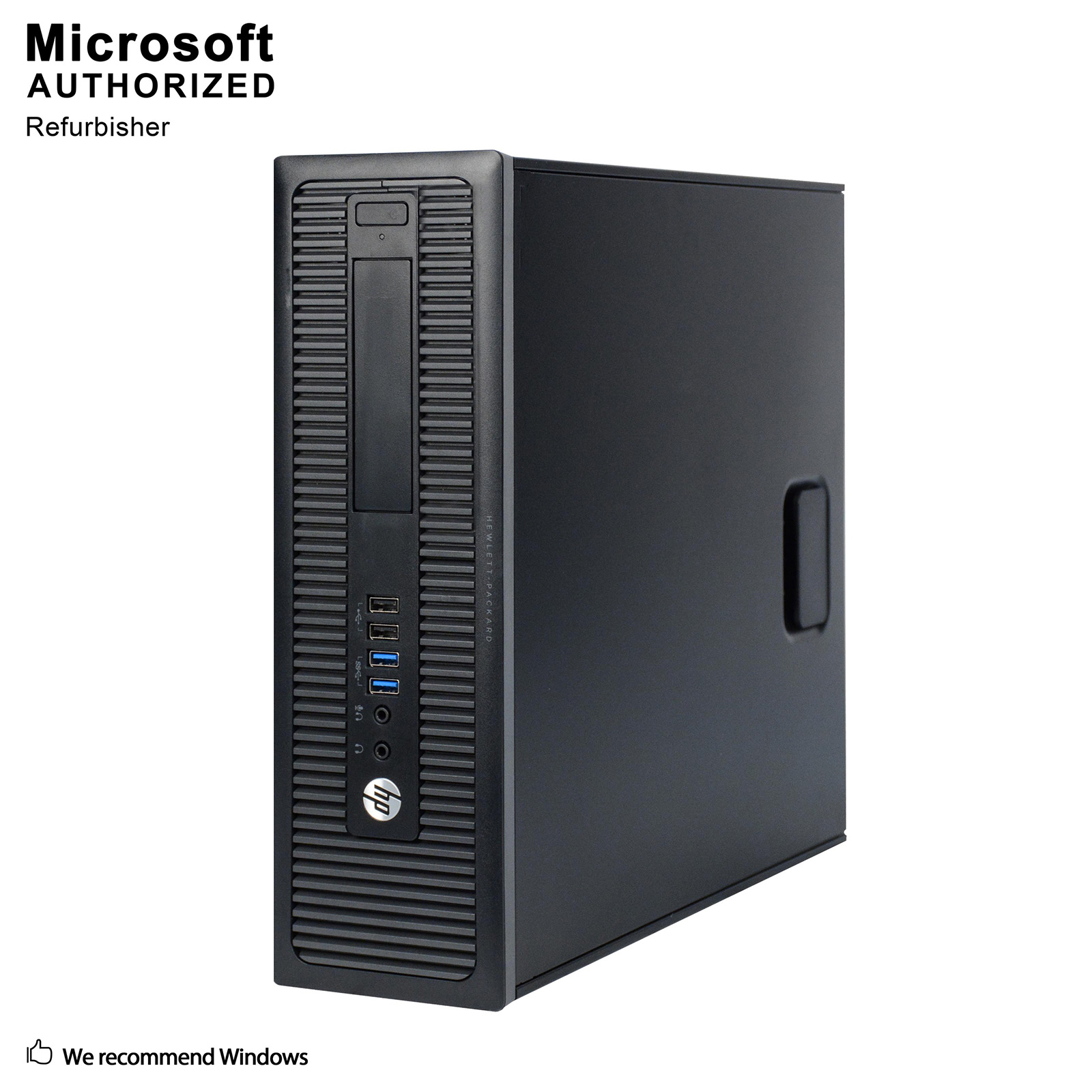 HP ProDesk 600 G1 SFF Desktop PC Intel Quad Core I5-4590 3.3Ghz, 16G DDR3, 1T SSD, VGA, DP, WiFi, Bluetooth, DVDRW, Mouse and Keyboard, Windows 10 Pro 64 Bit Used Grade A - image 2 of 7
