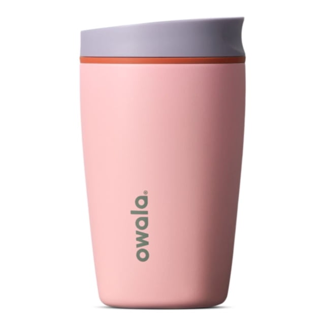 Vaso para café owala smoothsip de 12oz (354ml) de acero inoxidable térmico color sugar high
