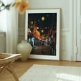 thumbnail image 6 of Doyers Street 01 - Manhattan New York Photography Nightlife Street Photography City Neon Sign Cityscape Vintage Architecture Oak Framed Wall Art Print 11 x 14 inches, 6 of 12