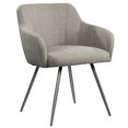 thumbnail image 1 of Sauder Harvey Park Upholstered Dining Arm Chair in Gray, 1 of 8