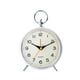 thumbnail image 5 of Reloj despertador mecánico de escritorio de metal con luz y vibración, alarma analógica. blanco, 5 of 9