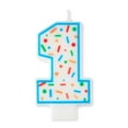 thumbnail image 3 of Multicolor Confetti Number 1 Birthday Candle, by Way To Celebrate, 3 of 6