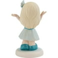 thumbnail image 4 of Precious Moments 216003 Birthday Wishes! Blonde Hair/Light Skin Bisque Porcelain Figurine , White, 4 of 4