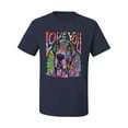 thumbnail image 3 of Colorful Beagle | Dogs Love You | Dean Russo Art Animal Lover Men's T-Shirt, Navy, X-Large, 3 of 6