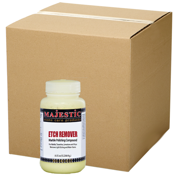 Majestic Etch Remover Marble Polishing Compound (Case/128 oz.)