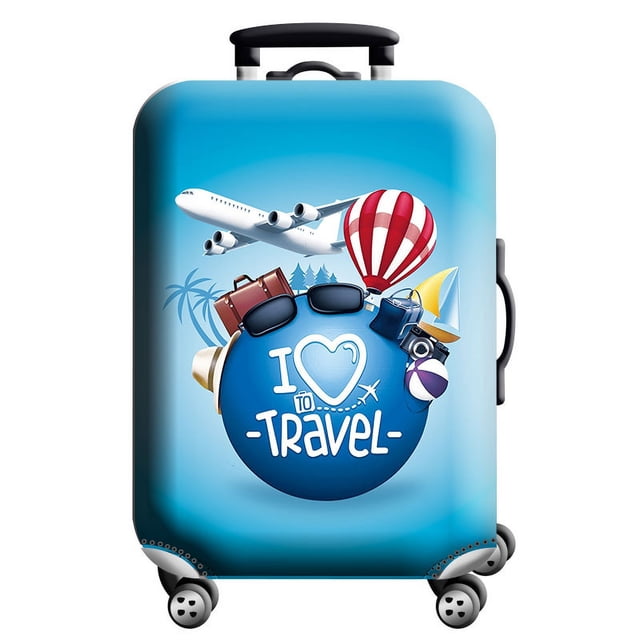 Luggage Cover Stretch Fabric Suitcase Protector Baggage Dust Case Cover Suitable for18-32 Inch Suitcase Case Travel Organizer H533 L