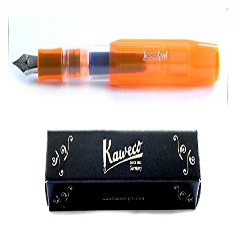 Screw On Cap Orange Plastic Barrel 10002048 Kaweco Fountain Pen Sport Fine Nib 