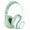 Green, variant on YiBai Bluetooth 5.0 Subwoofer Head-Mounted Foldable Headphones - Built-in Mic Wireless Call Folding Stereo Noise Cancellation Over Ear Soft Earmuffs Headset (White)