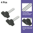 thumbnail image 3 of 4Pack Metric Carbon Steel Clamping Screw Knob T Shaped Thumb Screws M6 x 25mm, 3 of 5