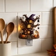 thumbnail image 5 of Halloween Decorations Halloween Tree House Night Light Plug in Spooky Cute Ghost Pumpkin Wall Decor for Home Party, 5 of 5