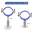 thumbnail image 2 of Unique Bargains 2Pack Pipe Supports Adjustable Pipe Bracket Clamp Pipe Strap Fit for 70-76mm Pipe, 2 of 4
