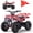FLAME, variant on Aoemoe 500W 36V Battery-Powered Ride-On Off-Road 4-Wheeler – 15 Mile Range, Red