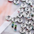 thumbnail image 2 of GOOHOCHY 80Pcs Bracelet Spacers Rhinestone Beads 8Mm for Jewelry Making, 2 of 8