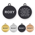 thumbnail image 6 of Custom Dog Tag, Personalized Stainless Steel Pet ID Collar Tags,  Custom Text Both Sides Engraved, Multi-Colors for Dogs and Cats, 6 of 6