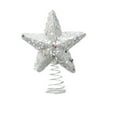 thumbnail image 3 of Christmas Glitter Star Tree Topper Christmas Tree Topper Decorations 7.08 X 5.7 Inch/ Christmas tree top star white, 3 of 6