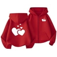 thumbnail image 2 of EGNMCR Chandail à Capuche Décontracté pour Enfants avec Imprimé Dégradé, Col à Manches Longues, polyester, 2 of 8