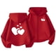 thumbnail image 2 of Sudadera deportiva informal con capucha y manga larga con estampado degradado para niños y niñas, de poliéster, 2 of 8