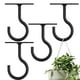 thumbnail image 1 of Ganchos de techo para plantas colgantes, 4 Uds. Colgadores de plantas de techo de 2,5 pulgadas para interiores, ganchos para colgar plantas a prueba de óxido, montaje en pared pesado, 1 of 5