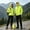 Green, variant on HBYJLZYG Unisex Waterproof Hooded Rain Suit Set with Jacket and Pants, Lightweight Outdoor Hiking Camping Travel Rainwear Gear for Men and Women