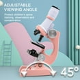 thumbnail image 6 of Microscope - 9.6 x 7.5 x 3.5in, 1200X Magnification with LED Light & Accessory Kit for Science Education(Pink), 6 of 6