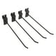 thumbnail image 1 of Clavijas De Listones, 30 Ganchos Para Paneles, Hierro Negro Para El Hogar, 1 of 7